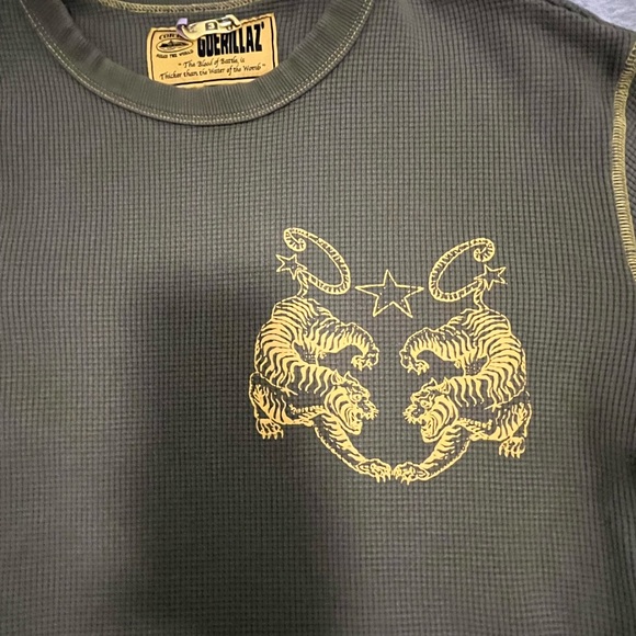 Green Corteiz Waffle Longsleeve - Picture 2 of 4